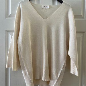 Aritzia Souvenir Sweater - Oversized Knit V-neck Sweater
